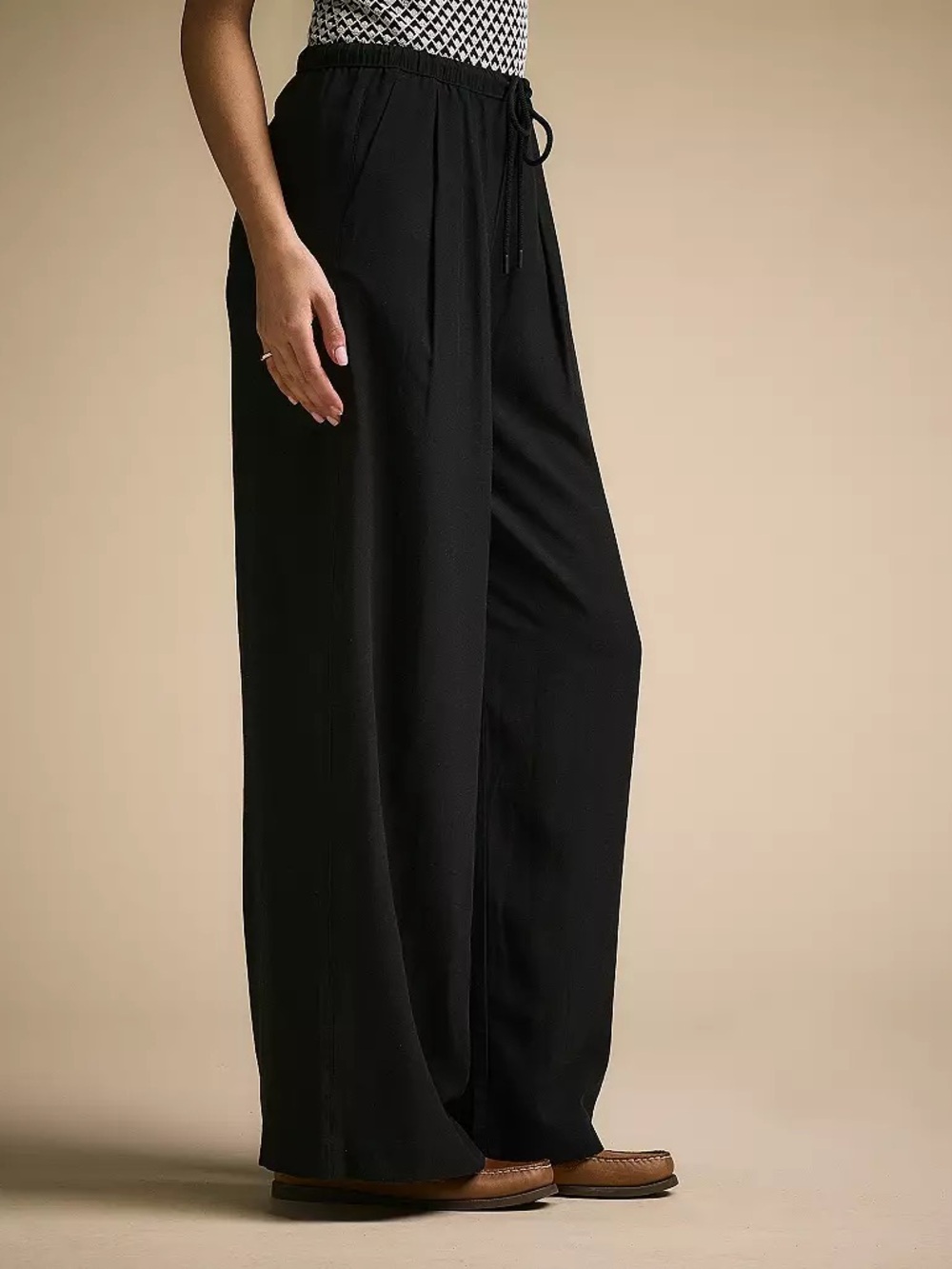 NWT CALIA Women's Pleated Wide Leg Swim Cover Up